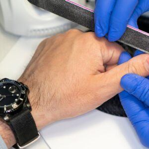 wegwerphanddoek voor pedicure of manicure